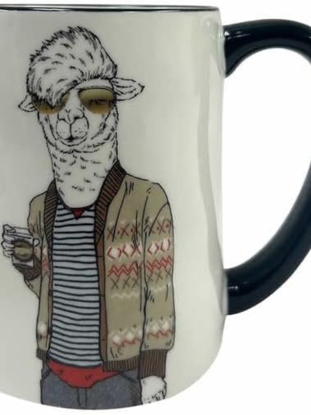 NIB Hipster Animal Mug Set of Six Animal Character Signature Housewares - Picture 7 of 8